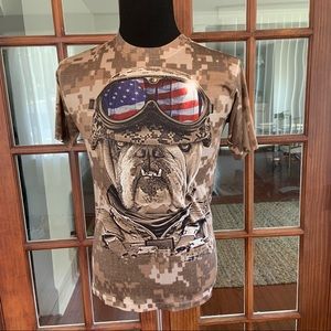 Get A Life Marine Bulldog USA All Over Print Camo